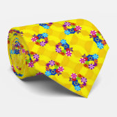 1950モダン年のフローラサテンの模様 ネクタイ (ロール)