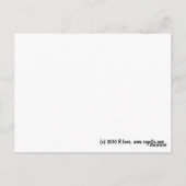 1950ヴィンテージパパDADDY-0グリーティングカード ポストカード (裏面)