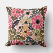 1950ヴィンテージフローラレプロ クッション (正面)