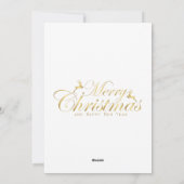 1950ヴィンテージレディークリスマスグリーティング シーズンカード (裏面)