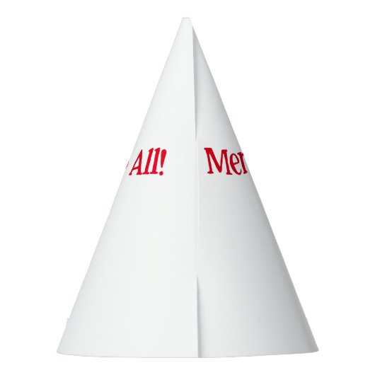 1950ヴィンテージレディークリスマスグリーティング パーティーハット (裏面)