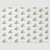 1950ヴィンテージレディークリスマスグリーティング 薄葉紙 (正面)