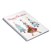 1950ヴィンテージレディークリスマスショッピング ノートブック (右側)