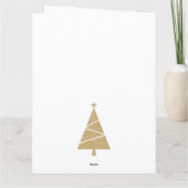 1950ヴィンテージレディ投稿クリスマスグリーティング カード (裏面)