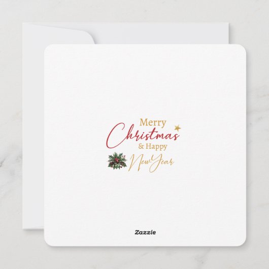 1950ヴィンテージレディ投稿クリスマスグリーティング シーズンカード (裏面)