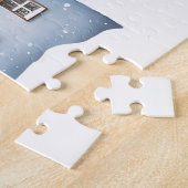 1950ヴィンテージレディ投稿クリスマスグリーティング ジグソーパズル (側面)