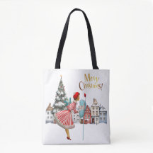 1950ヴィンテージレディ投稿クリスマスグリーティング