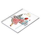 1950ヴィンテージレディ投稿クリスマスグリーティング ノートブック (左側)