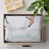 1950ヴィンテージレディ花付き 薄葉紙 (ギフト)