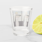 1950ヴィンテージ夕べ手袋 ショットグラス (裏面)