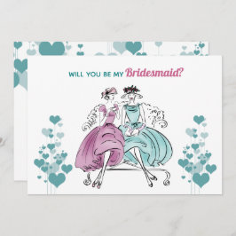 1950ヴィンテージ結婚式の花嫁 招待状