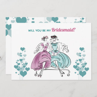 1950ヴィンテージ結婚式の花嫁 招待状