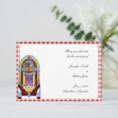 1950ヴィンテージ・ジュークボックス日付の保存 セーブザデート (スタンド正面)