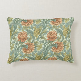 1950上品なフローラ芸術的古いスタイル城の外観 アクセントクッション