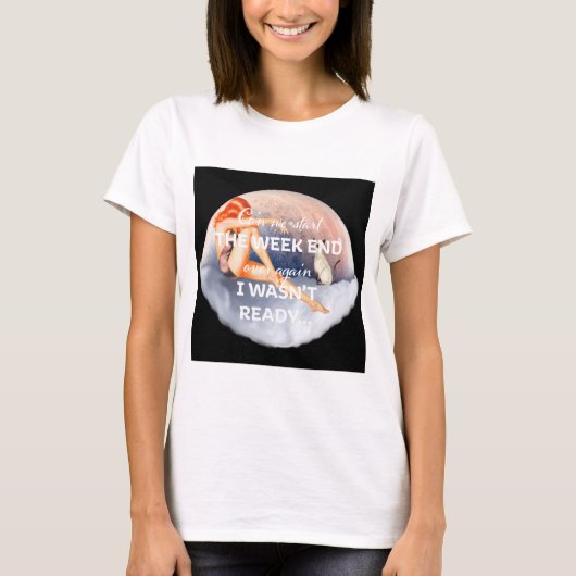 1950以上の終わりから始めることができるかピンアップ女の子 Tシャツ (正面)