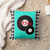 1950千鳥格子の市松模様に年代のヴィンテージ クッション (ブランケット)