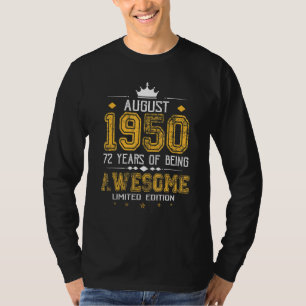 1950威厳がある年72年素晴らし Tシャツ