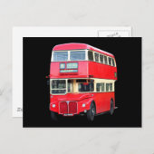 1950年からの古いレッド・ロンのまわりにドンバス ポストカード (正面/裏面)