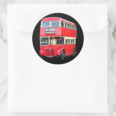 1950年からの古い赤いロンドンのまわりにバス ラウンドシール (バッグ)