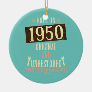 1950年に構築されたオリジナルとリストアなし セラミックオーナメント