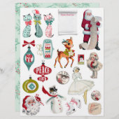 1950年のクリスマスイラスト (正面/裏面)