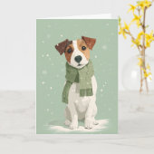 1950年のクリスマステリア カード (黄色い花)