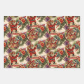 1950年のクリスマス ラッピングペーパーシート (正面3)