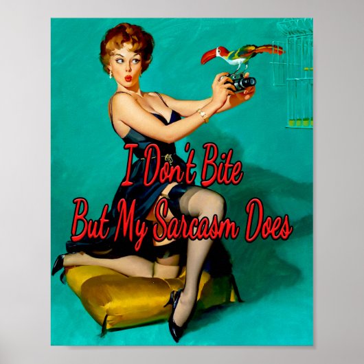 1950年のフリルの羽Gil Elvgren著 ポスター (正面)