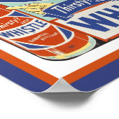 1950年のホイッスル・ソーダポップ・アートの広告 ポスター (角)