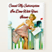 1950年のミスハップby Gil Elvgren プランナー手帳 (裏面)