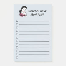 1950年のレトロ女性チェックリスト，青