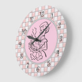 1950年のレトロ時計 ラージ壁時計 (傾斜)