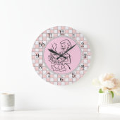 1950年のレトロ時計 ラージ壁時計 (ホーム)