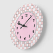 1950年のレトロ時計 ラージ壁時計 (傾斜)