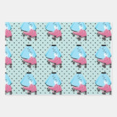 1950年のレトロ誕生日 ラッピングペーパーシート (正面2)