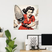 1950年のロマンス漫画ポスター ポスター (ホームオフィス)