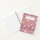 1950年のヴィンテージ壁パーソナライズされた紙 ノートブック (内部)