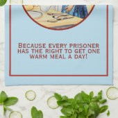 1950年のヴィンテージ妻おもしろいは夫のために調理師しなければならない キッチンタオル (折り畳み)