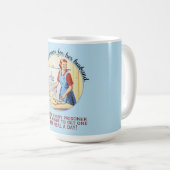 1950年のヴィンテージ妻おもしろいは夫のために調理師しなければならない コーヒーマグカップ (正面右)