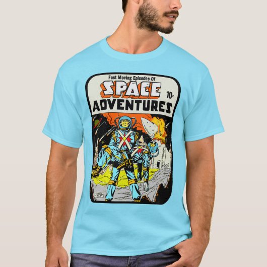 1950年の宇宙アドベンチャーTシャツ Tシャツ (正面)
