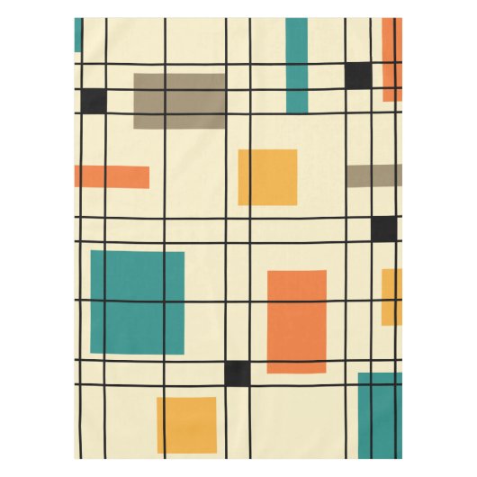 1950年の抽象芸術芸術 テーブルクロス (正面)