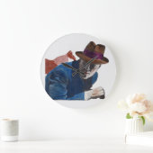 1950年の気難しい探偵行動 ラージ壁時計 (ホーム)