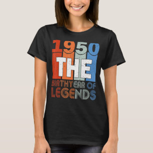1950年の第73回誕生日生まれシャツ誕生日女性私 Tシャツ