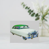 1950年のNashの大使クラシックカー ポストカード (スタンド正面)