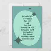 1950年アトミック・ミント結婚式招待状 招待状 (正面)