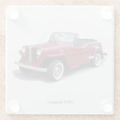 1950年ジェプスターガラスコースター ガラスコースター (裏面)