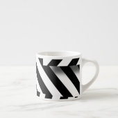 1950年レトロメンモダンフィススタイル（黒白） エスプレッソカップ (右)