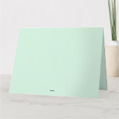 1950年ヴィンテージのクリスマスの女性とギフト カード (裏面)