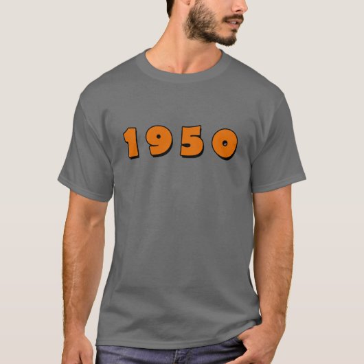 1950年ヴィンテージイヤー Tシャツ (正面)
