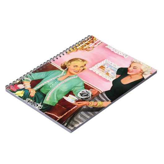 1950年代のアフタヌーンティー世紀半モダンばアートメディア ノートブック (左側)